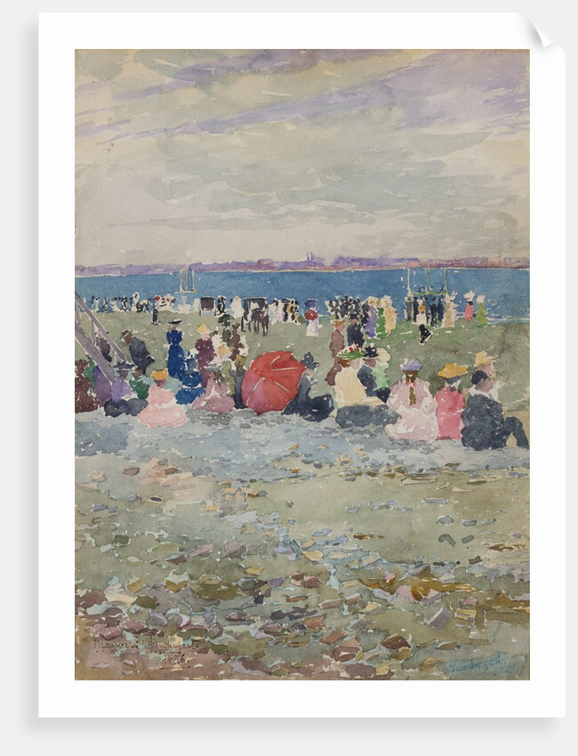 Revere Beach, 1896 by Maurice Brazil Prendergast