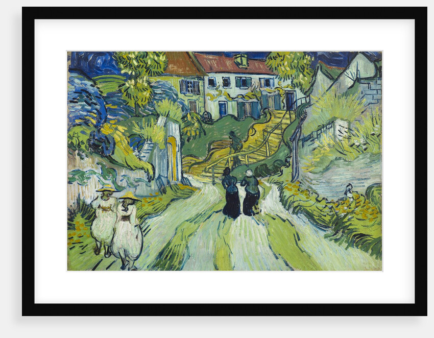 Stairway at Auvers, July 1890 by Vincent van Gogh