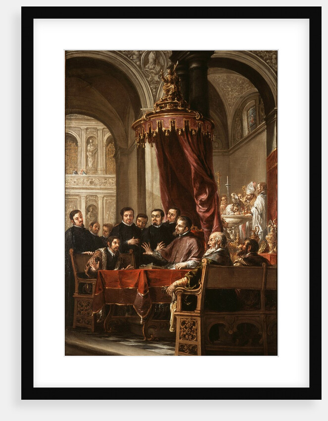 The Conversion and Baptism of St. Augustine by St. Ambrose, 1673 by Juan de Valdes Leal