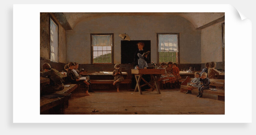 The Country School, 1871 by Winslow Homer