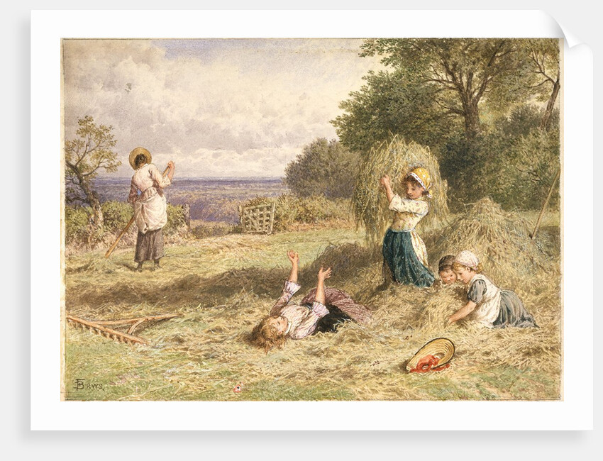 Landscape with Figures, c.1860 by Myles Birket Foster