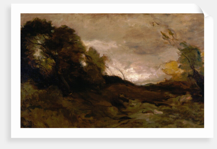 Vallee Solitaire, 1870-74 by Jean Baptiste Camille Corot