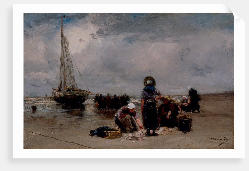 Seaside by Bernardus Johannes Blommers or Bloomers