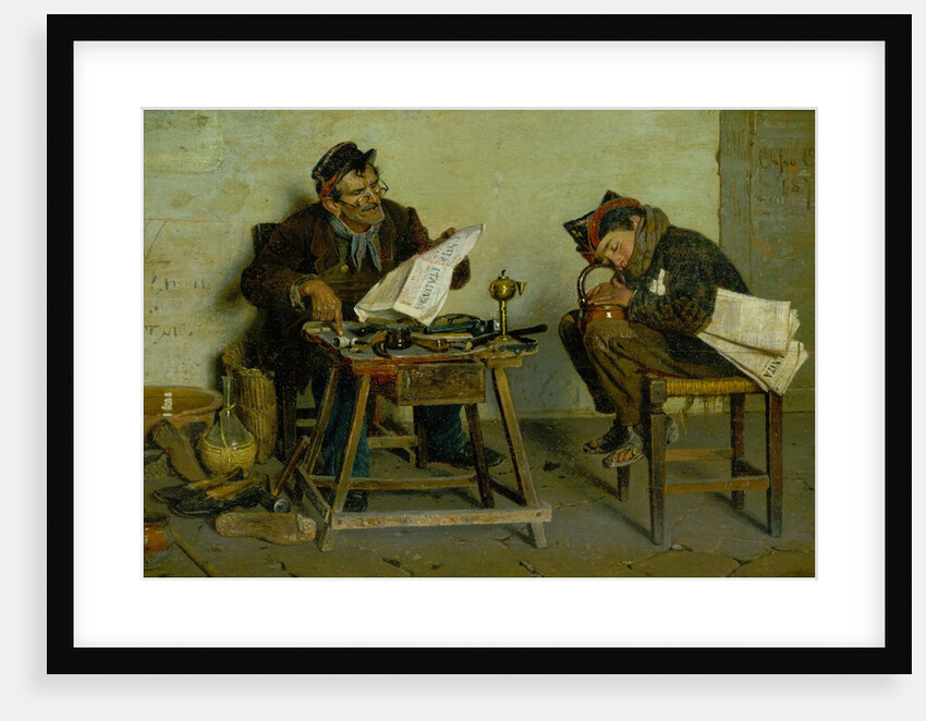 A Political Cobbler, 1873 by Orfeo Orfei