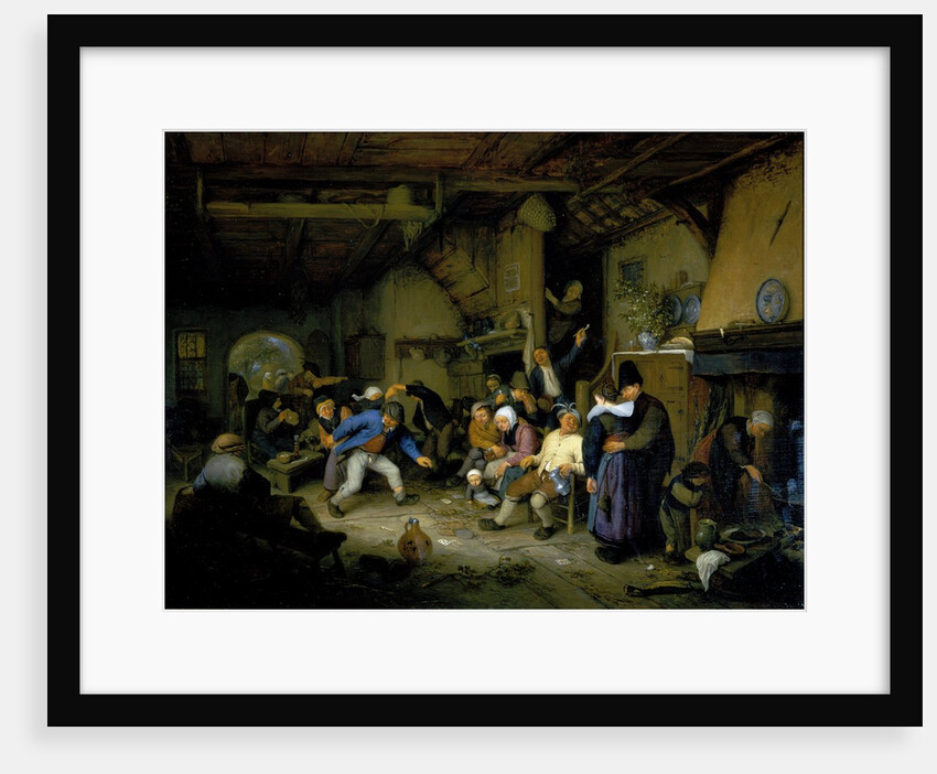 Peasants Dancing in a Tavern, 1659 by Adriaen Jansz. van Ostade