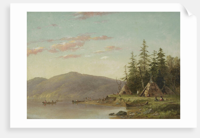 Chippewa Encampment on the Upper Mississippi, c.1845 by Captain Seth Eastman