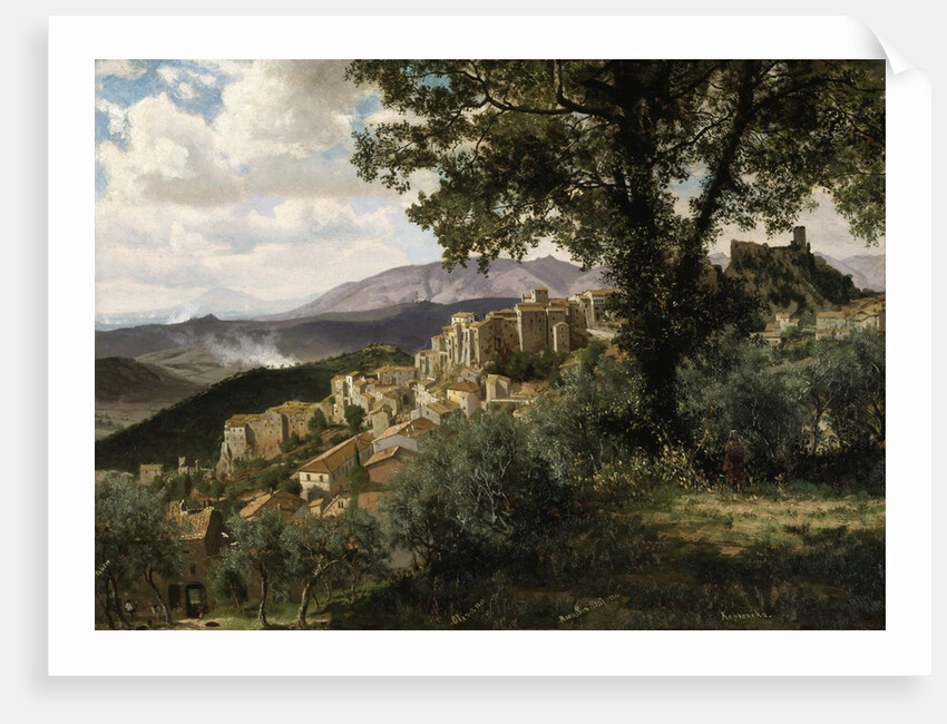 Olevano, 1856-57 by Albert Bierstadt