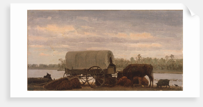 Nooning on the Platte, c.1859 by Albert Bierstadt