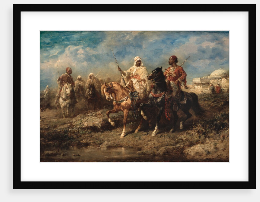 Arabs, late 19th century by Adolf Schreyer