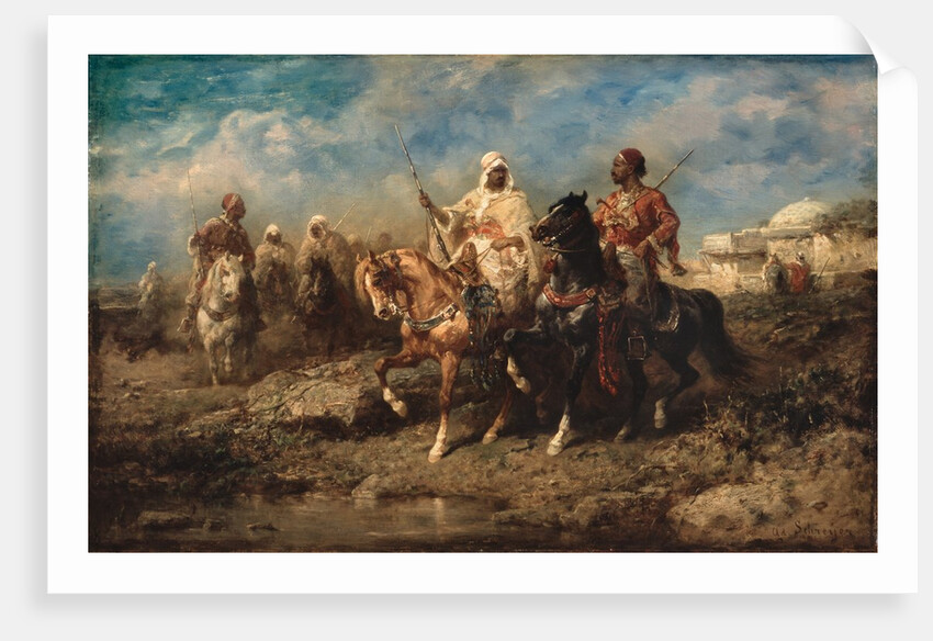 Arabs, late 19th century by Adolf Schreyer