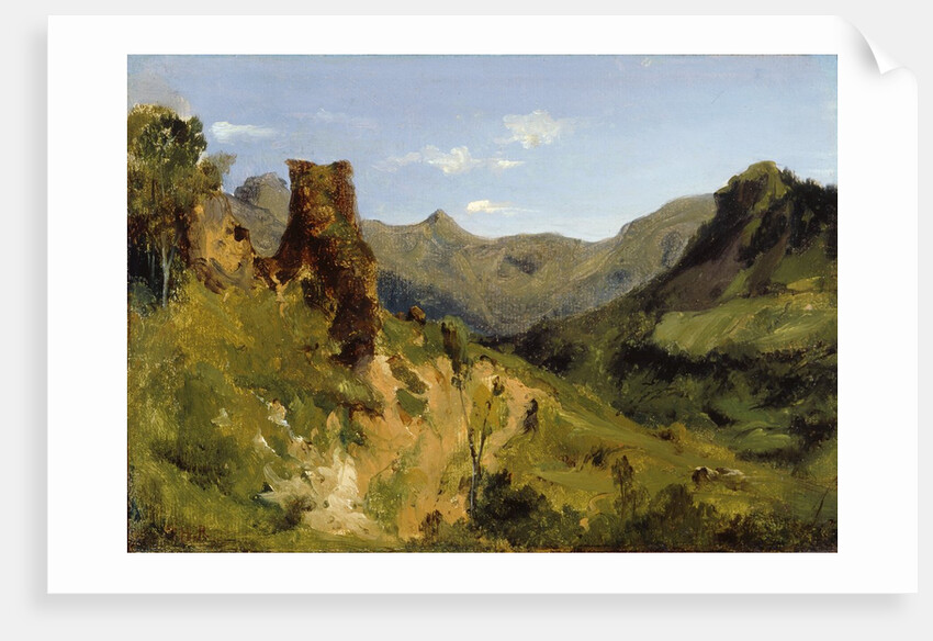 Valley in the Auvergne Mountains, 1830 by Theodore Rousseau