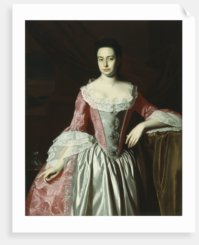 Eunice Dennie Burr, 1758-60 by John Singleton Copley