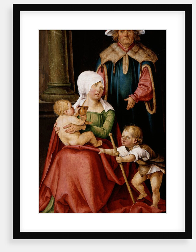 Mary Salome and Zebedee with their Sons James the Greater and John the Evangelist, c.1511 by Hans Suess Kulmbach