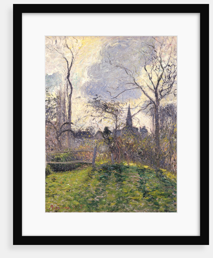 The Bell Tower of Bazincourt, 1885 by Camille Pissarro