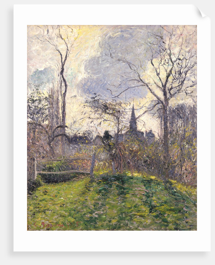 The Bell Tower of Bazincourt, 1885 by Camille Pissarro