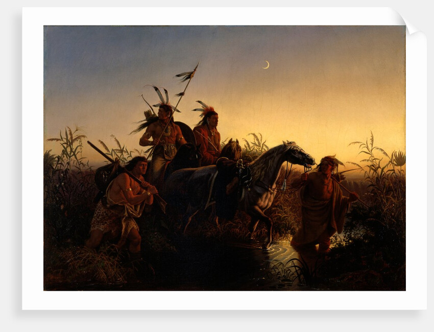 The Captive Charger, 1854 by Charles Ferdinand Wimar