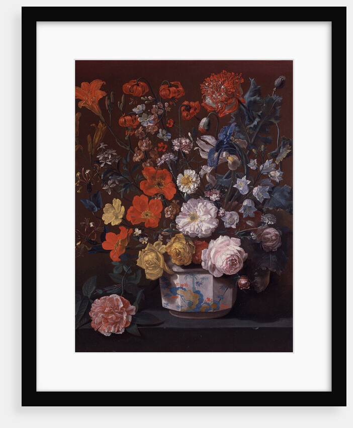 Flowers in a Chantilly Vase, c.1760 by Louis Tessier