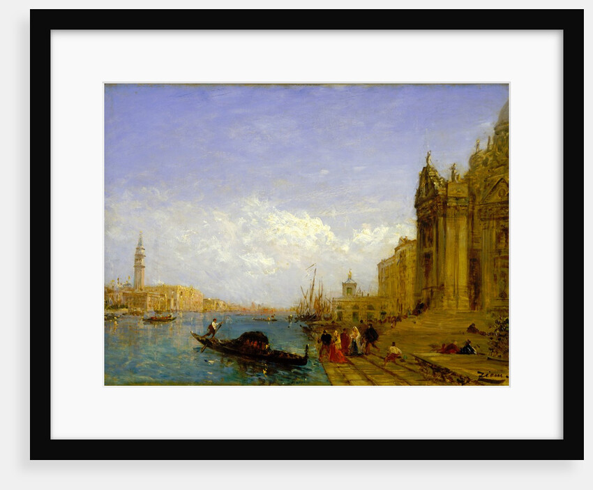 Venetian scene by Felix Ziem