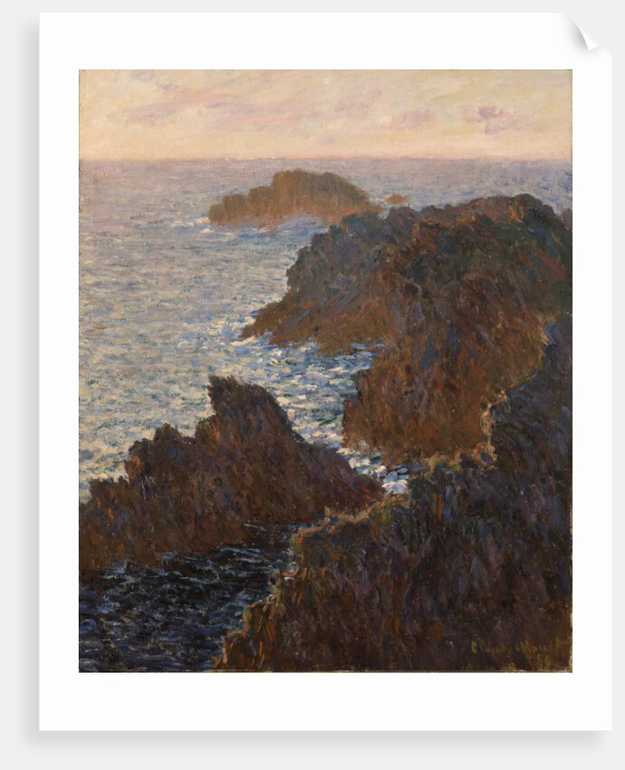 Rocks at Belle-Isle, Port-Domois, 1886 by Claude Monet