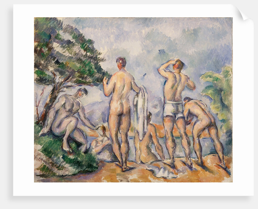 Bathers, 1890-92 by Paul Cezanne