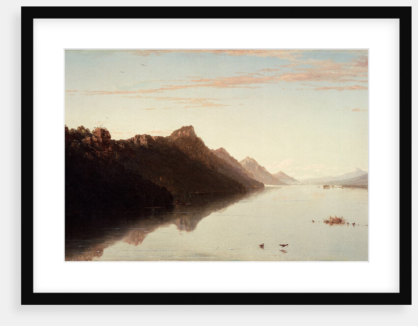 View on the Upper Mississippi, 1855 by John Frederick Kensett