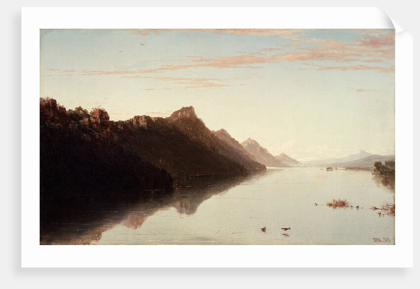 View on the Upper Mississippi, 1855 by John Frederick Kensett
