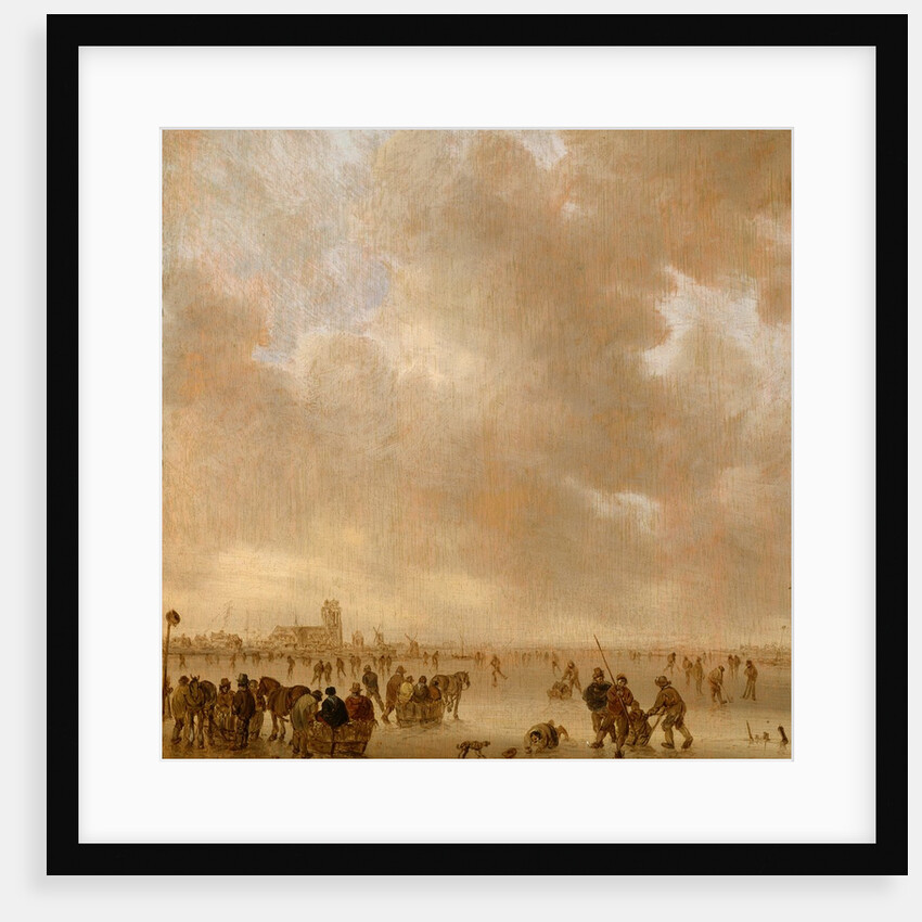 On the Ice Near Dordrecht, 1643 by Jan Josephsz van Goyen
