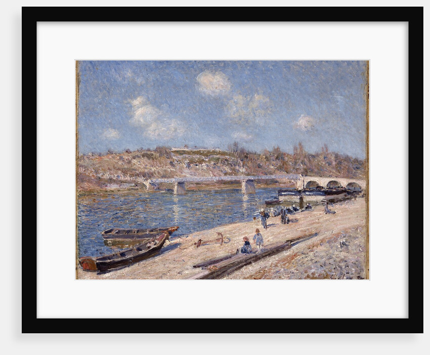 The Beach at Saint-Mammès, 1884 by Alfred Sisley