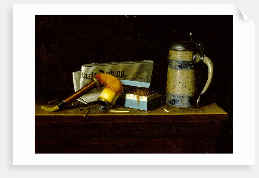 With the 'Staats Zeitung', 1890 by William Michael Harnett