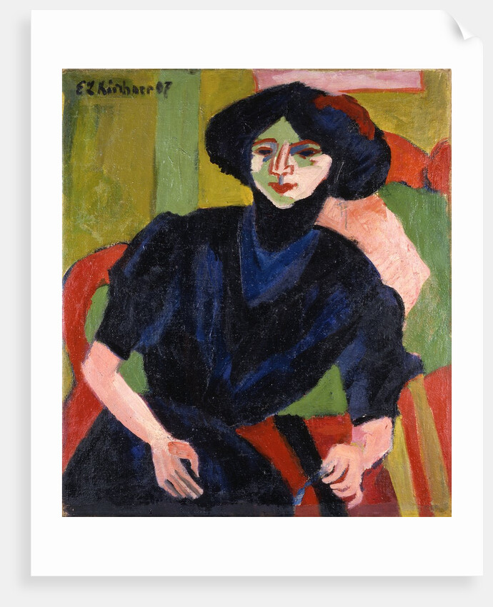 Portrait of a Woman, 1911 by Ernst Ludwig Kirchner