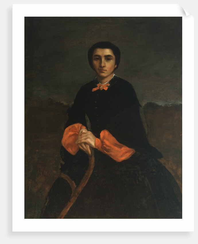 Portrait of a Woman: Juliette Courbet, 1860 by Gustave Courbet