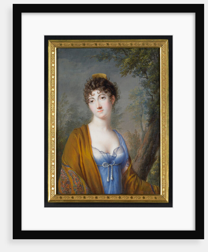 Lady in Blue with Yellow Shawl, c.1800 by Genot Genot