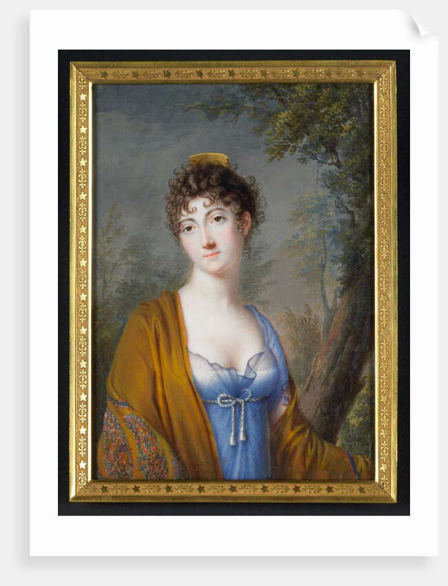Lady in Blue with Yellow Shawl, c.1800 by Genot Genot