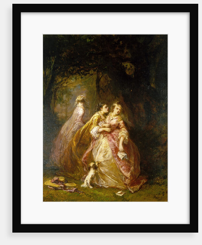 The Letter, 1862 by Louis Eugene Gabriel Isabey