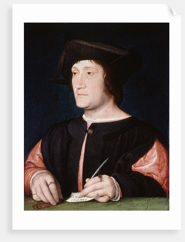 Portrait of a Banker, 1522 by Jean Clouet