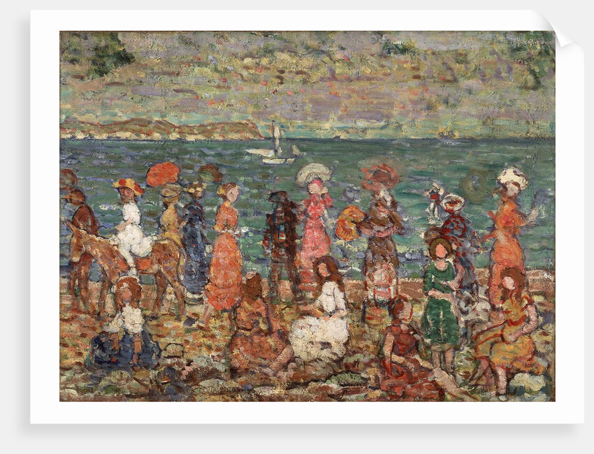Seashore, c.1913 by Maurice Brazil Prendergast