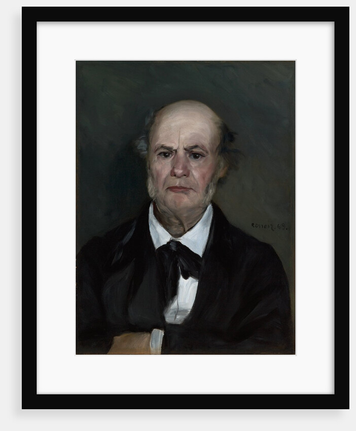 Léonard Renoir, The Artist's Father, 1869 by Pierre Auguste Renoir