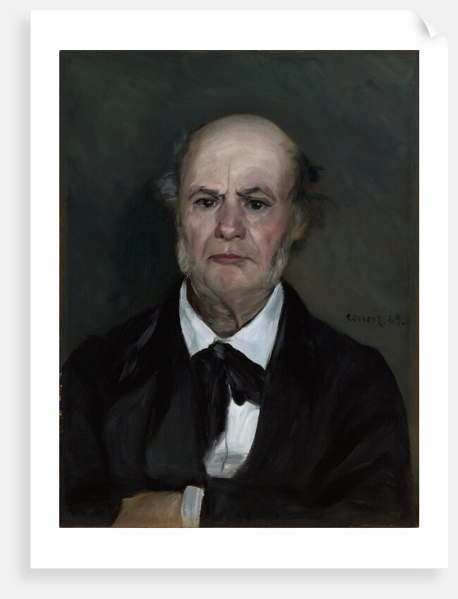 Léonard Renoir, The Artist's Father, 1869 by Pierre Auguste Renoir