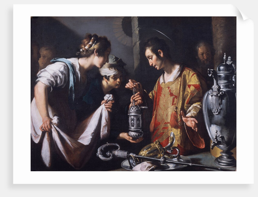 St. Lawrence Distributing the Riches of the Church, c.1625 by Bernardo Strozzi