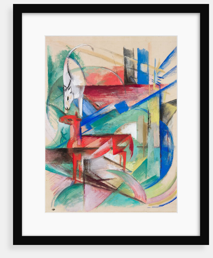 Landscape with Animals, 1913 by Franz Marc