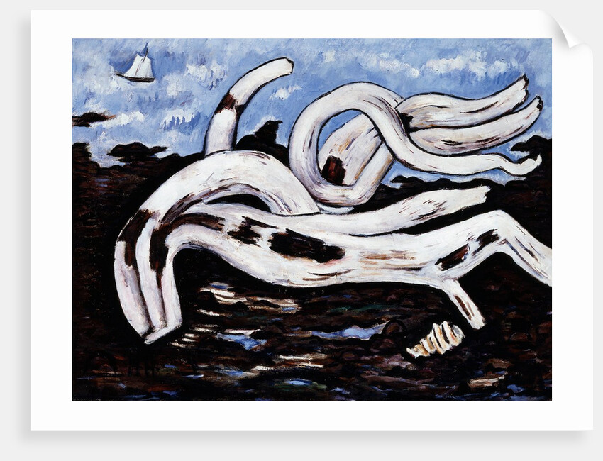 Driftwood on the Bagaduce, 1939-40 by Marsden Hartley