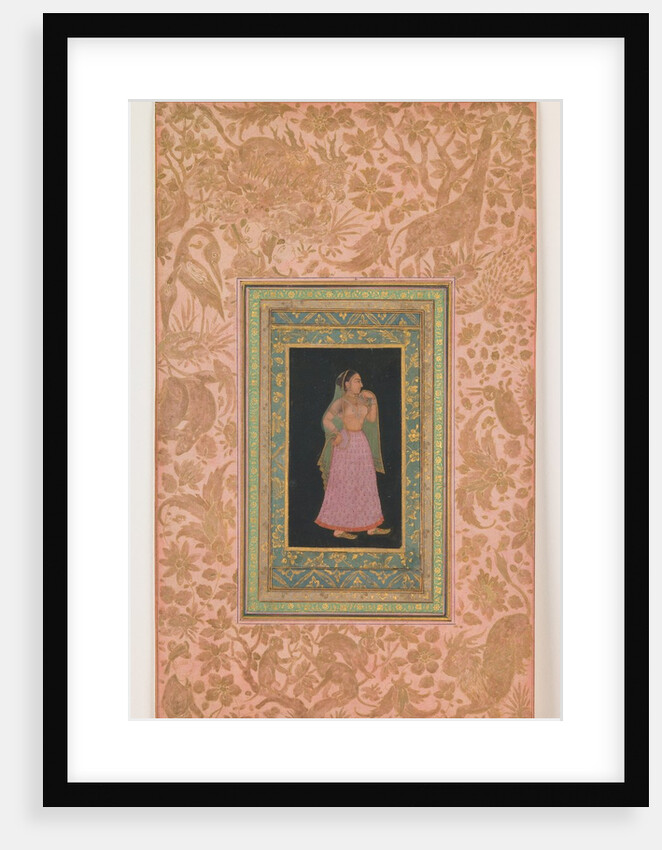 Court Lady, Mughal dynasty, reign of Aurangzeb, c.1660–1700 by Indian School