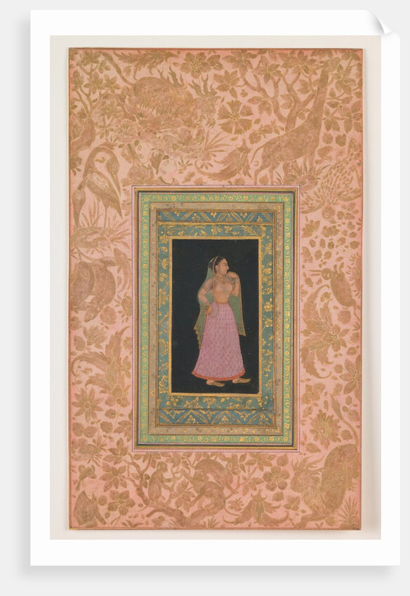 Court Lady, Mughal dynasty, reign of Aurangzeb, c.1660–1700 by Indian School