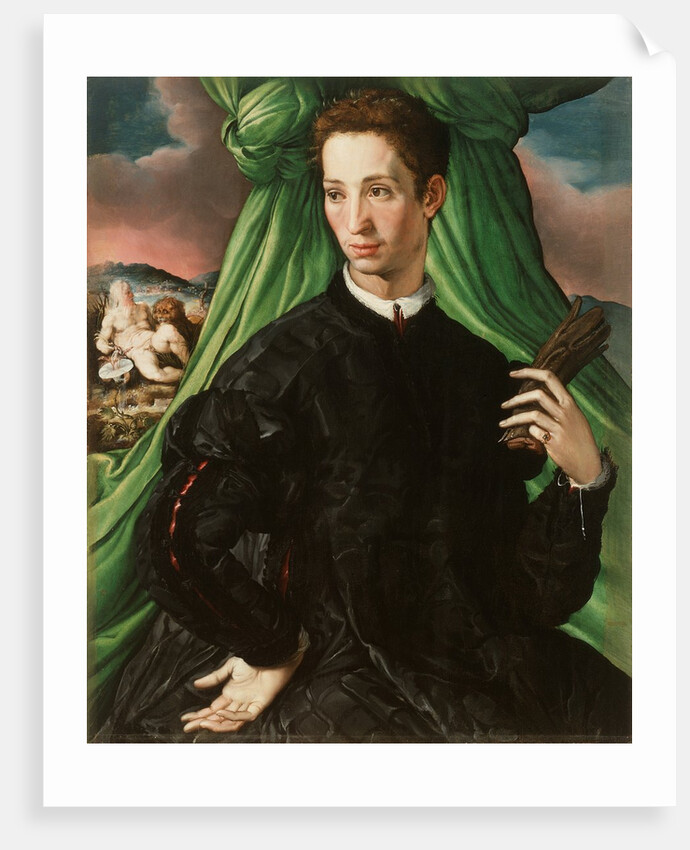 Portrait of a Florentine Nobleman, 1546-48 by Francesco de Rossi Salviati Cecchino