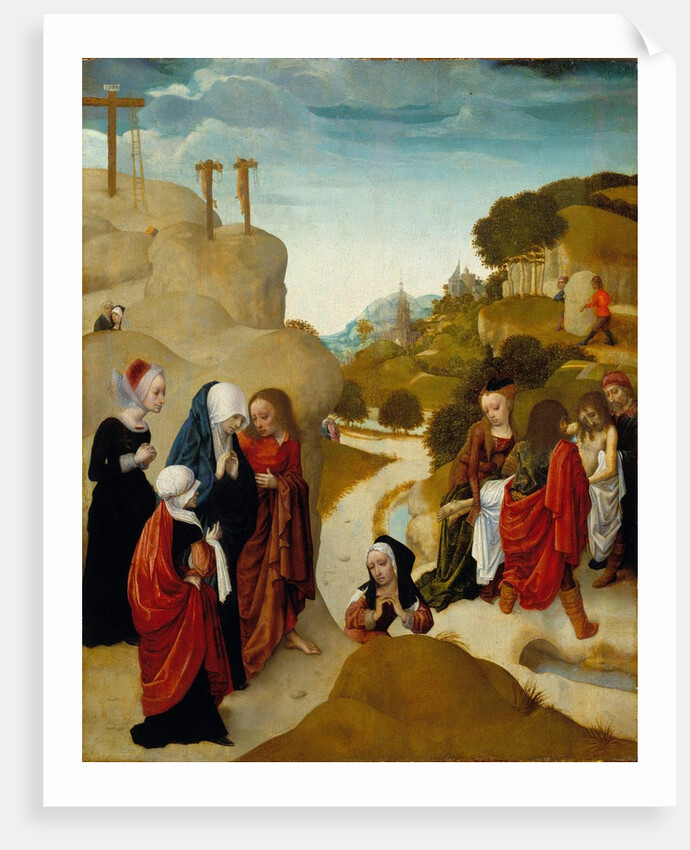 Entombment of Christ, c.1490 by Master of the Virgo Inter Virgines