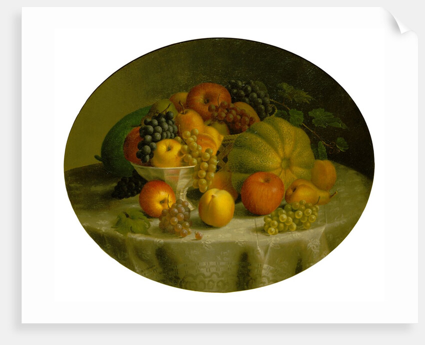 Still Life, 1863 by Hannah Brown Skeele