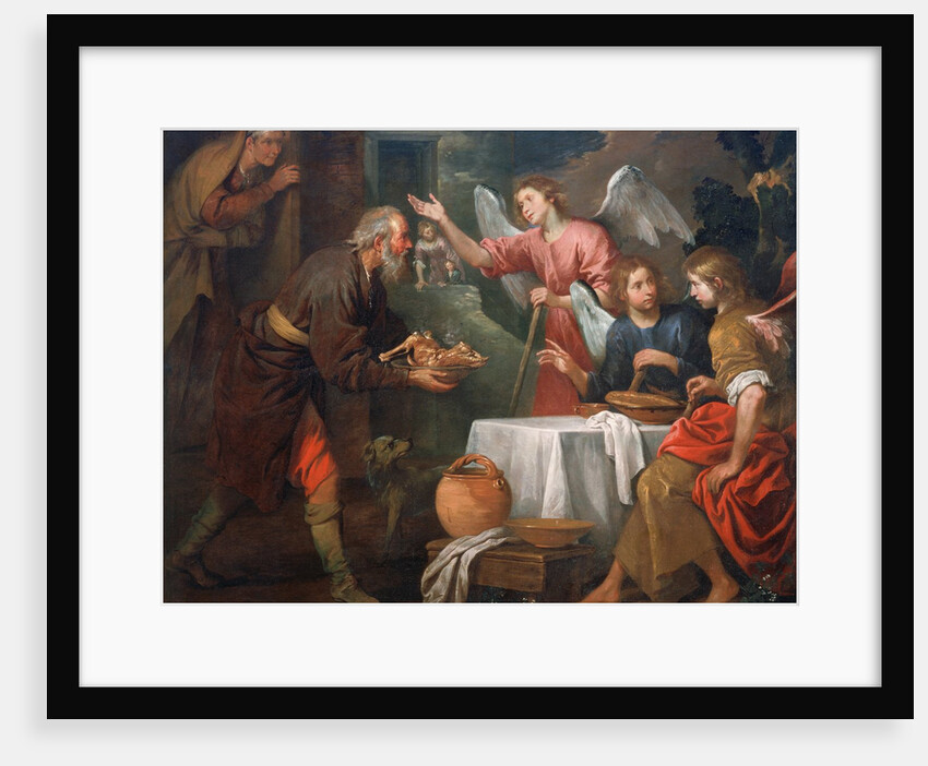 Abraham and the Three Angels, 1660–69 by Giovanni Andrea di Ferrari