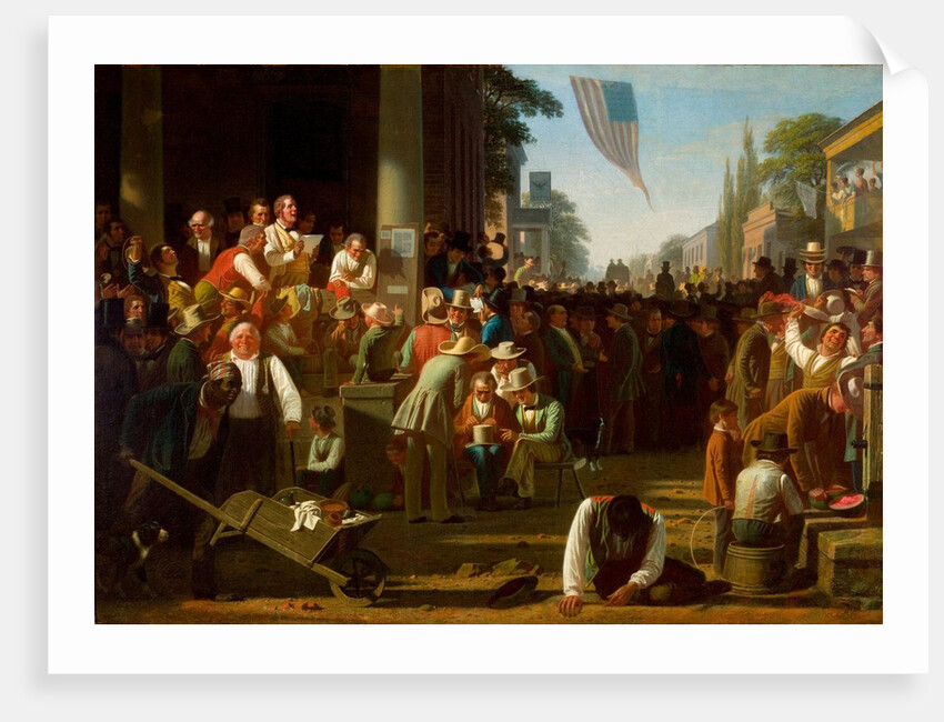 The Verdict of the People, 1854–55 by George Caleb Bingham