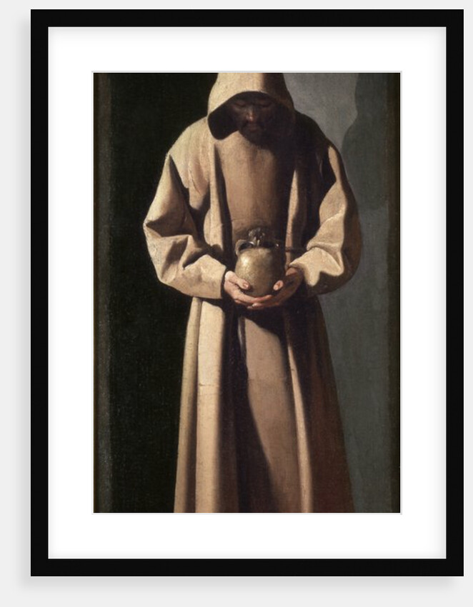 St. Francis contemplating a skull, c.1635 by Francisco de Zurbaran
