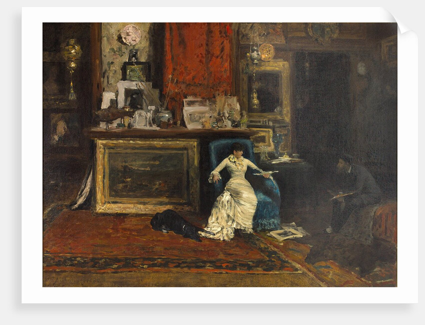 The Tenth Street Studio, 1880 by William Merritt Chase